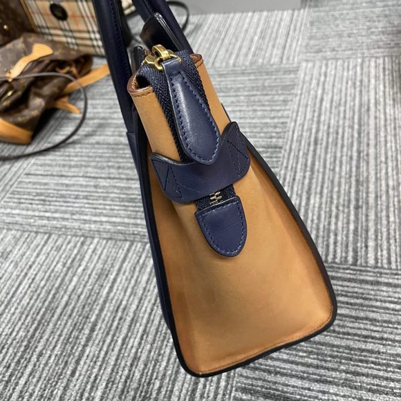 Celine Multicolor Suede And Leather Micro Luggage Tote - Picture 6 of 16